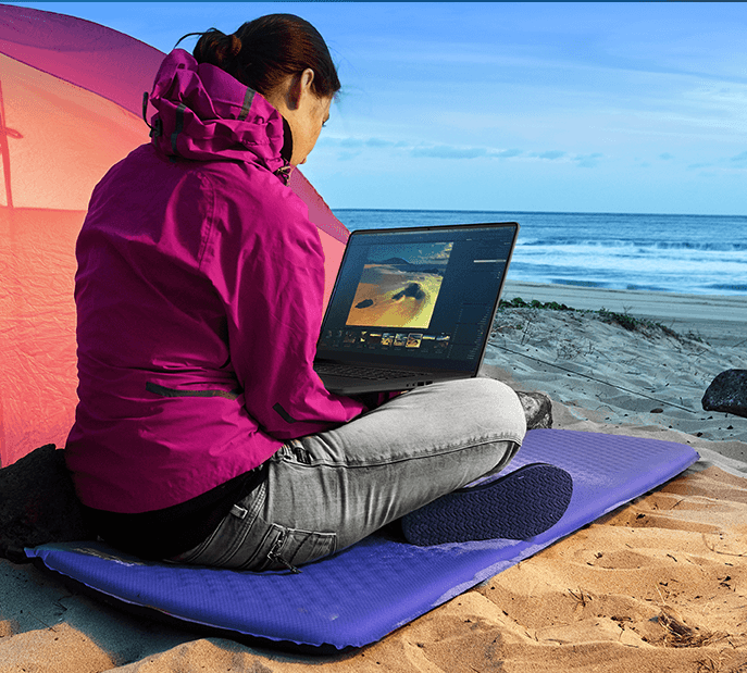 gráfico de panel 4 para equipos desktop