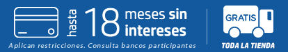 Paga tus compras hasta en 12 meses sin intereses con tarjetas participantes.