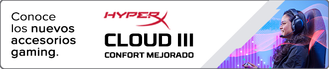 Conoce los nuevos accesorios gaming. HyperX CLOUD III Confort mejorado..