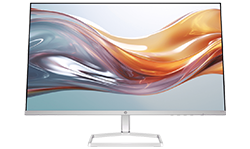Calidad y nitidez al mejor precio. Fotograf&iacute;a de un Monitor FHD blanco HP de la serie 5 de 27 pulgadas - 527sw. FHD (1920 x 1080). 5 ms GtG (con sobrecarga). Brillo 300 nits