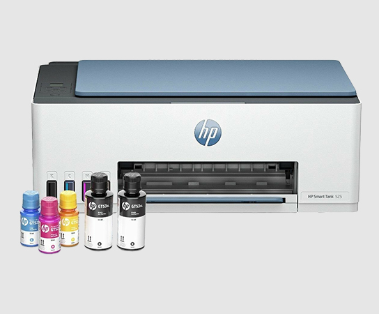 Imagen de una Impresora Multifuncional HP Smart Tank 525 con...