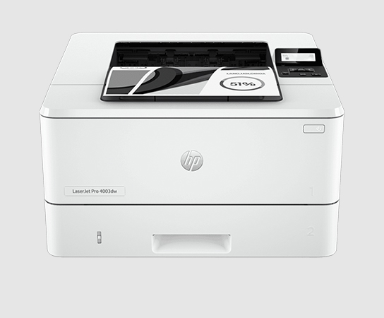 Imagen de una Impresora HP LaserJet Pro 4003dw con impresión...